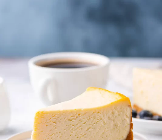 New York-style cheesecake